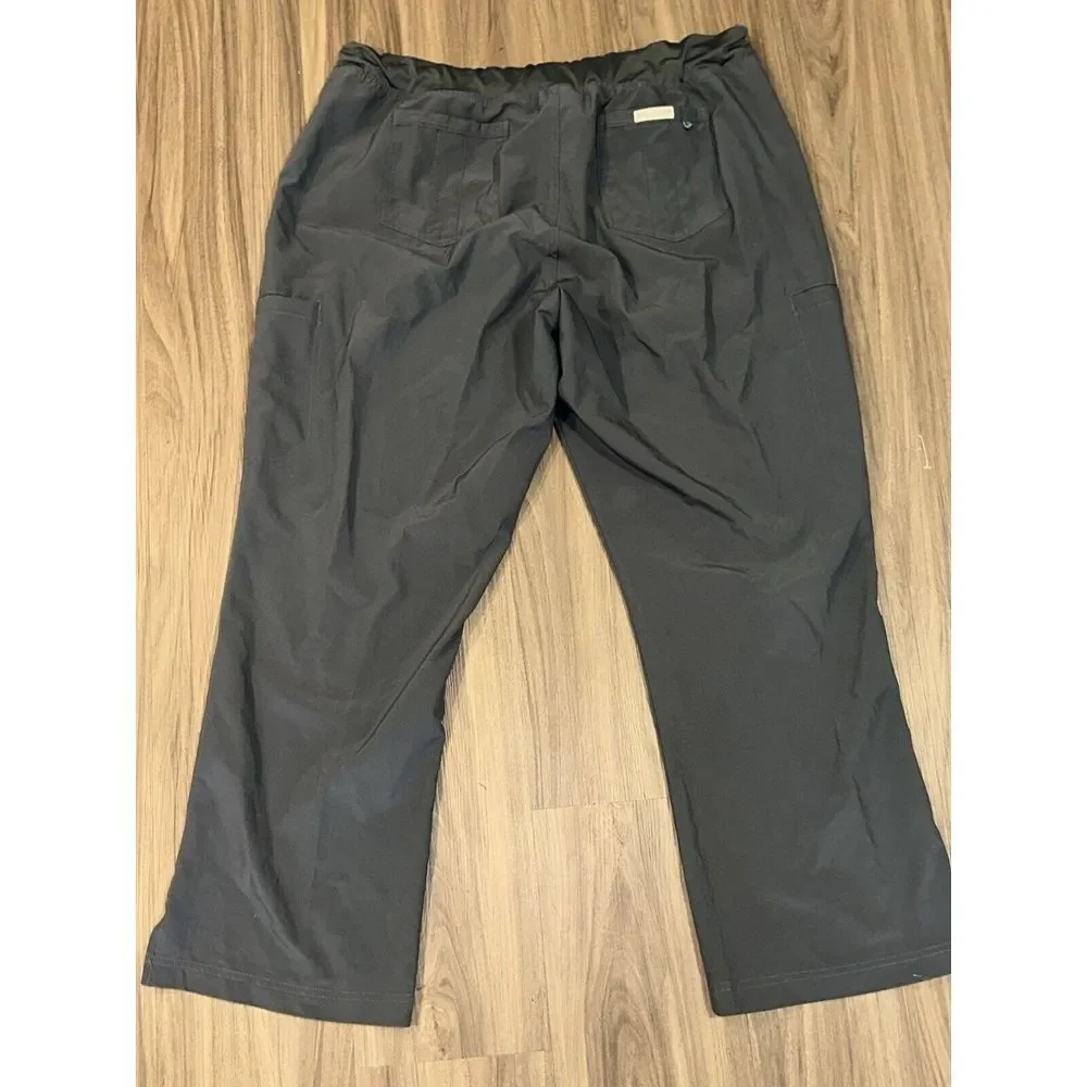 Med Couture Scrub‎ Pants Xl Gray No Drawstring
